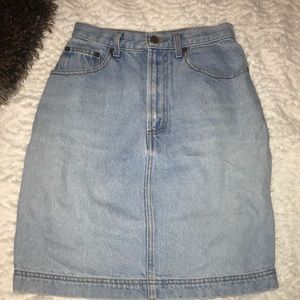 Denim skirt